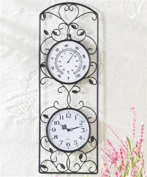 Outdoor Clock And Thermometer | Foter