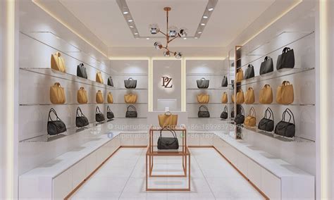 Custom Bag Shop Design, Retail Handbags Store Interior Design