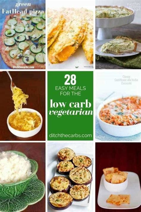 30 Best Low-Carb Vegetarian Recipes – Ditch The Carbs