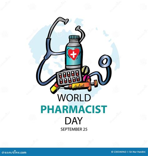 World Pharmacist Day Poster Concept. Stock Vector - Illustration of doctor, month: 230346963