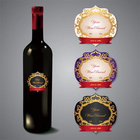 Exclusive Wine Label vector graphic by pic2graf on DeviantArt