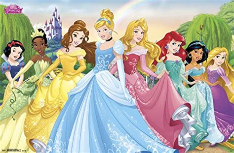 Trends International Disney Princess Group Wall Poster 22.375" x 34 ...