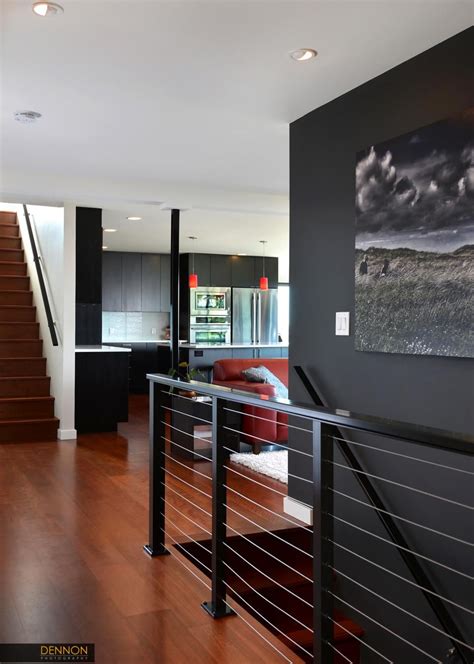 Classic Home Gets Contemporary Remodel | Black stair railing, Contemporary remodel, Home