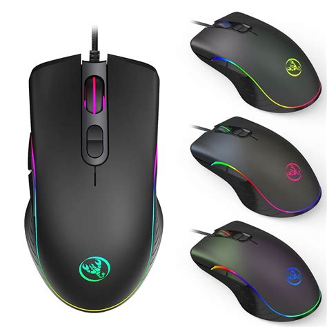 RGB Lightup Adjustable 6400DPI Gaming Mouse - Algoma Marketplace