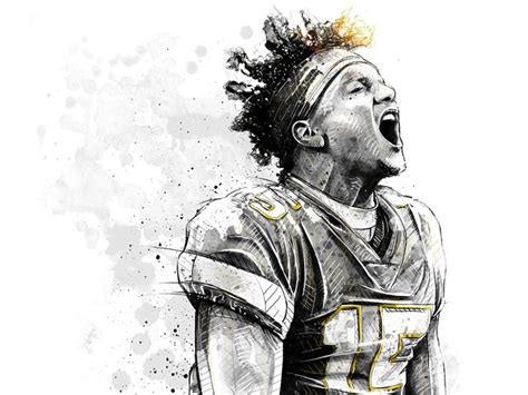 Sport illustration for Bleacher Report: Patrick Mahomes by Sergio ...