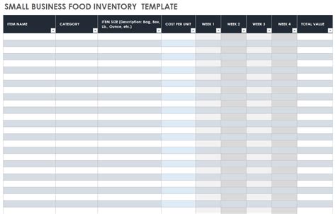 Free Small Business Inventory Templates | Smartsheet