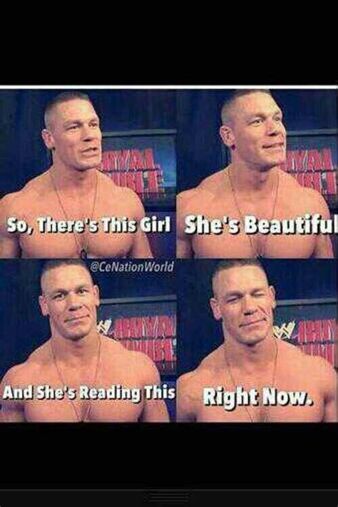 Cena💕 | Wwe funny, Wrestling memes, John cena