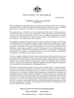 HIGH COURT OF AUSTRALIA / high-court-of-australia.pdf / PDF4PRO