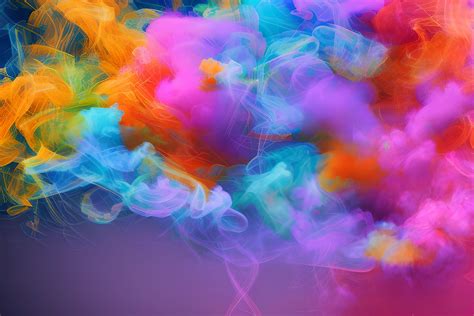 Colorful Smoke Effect Background Graphic by Fstock · Creative Fabrica