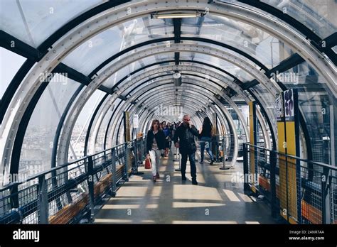 Inside the Centre Pompidou Stock Photo - Alamy