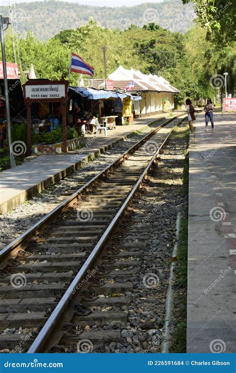 Kanchanaburi Railway Station Editorial Stock Image - Image of locomotive, kanchanaburi: 226591684