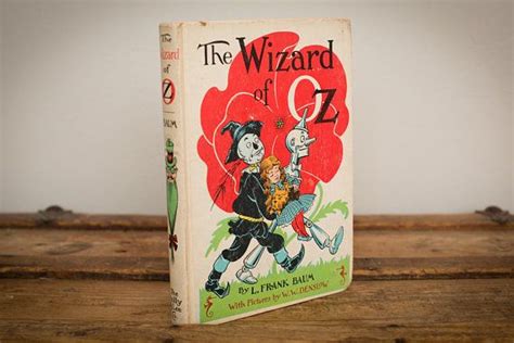 1956 the Wizard of Oz HC Book L. Frank Baum W.W. Denslow | Etsy | Wizard of oz book ...