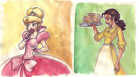 Lottie and Tiana by TaijaVigilia on DeviantArt