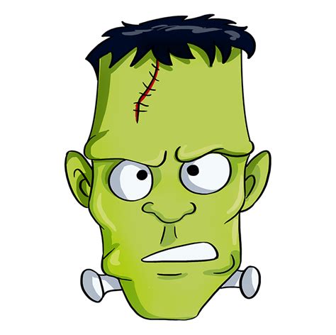 How to Draw Frankenstein's Monster - Really Easy Drawing Tutorial ...