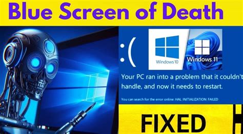 How to Fix Windows 10 - 11 Blue Screen of Death-Windows BSOD-Windows Blue Screen-Blue Screen Error