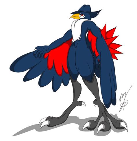 Honchkrow My Style Color by GunZcon on DeviantArt