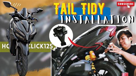 TAIL TIDY INSTALLATION | HONDA CLICK | EASY TUTORIAL | STEP BY STEP PROCEDURE - YouTube