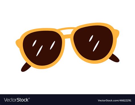 Aviator sunglasses Royalty Free Vector Image - VectorStock