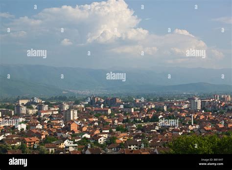 MACEDONIA, Tetovo. Tetovo City Overview Stock Photo - Alamy