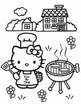 Bbq Coloring Pages sketch template