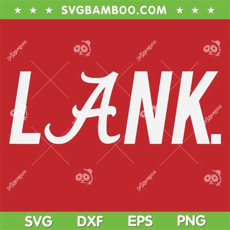 Lank Alabama SVG PNG, Lank Alabama NCAA Football SVG, Lank Alabama ...