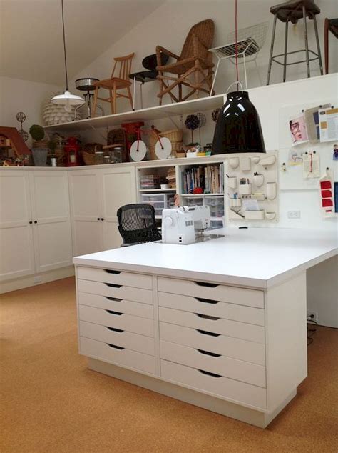 Sewing Room Cabinet Ideas | Craft room tables, Ikea craft room, Ikea sewing rooms