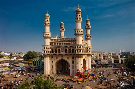 Charminar Mosque in Center of the Hyderabad Old City Telangana - Andhra Pradesh -India ...