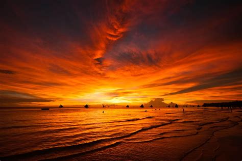 The Sky is on fire! Have you seen an amazing sunset lately? Boracay offers some really amazing ...