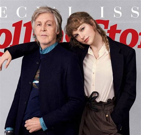 Paul McCartney e Taylor Swift se reúnem para conversa e estampam capa ...