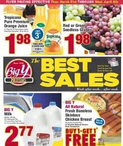 Big Y Weekly Circular March 31 - April 6, 2016. The Best Sales