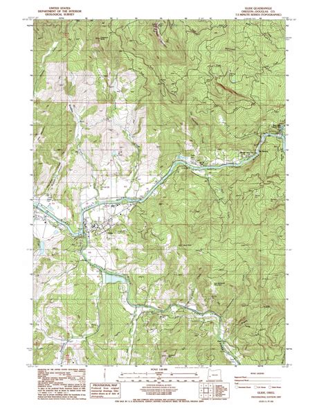 Glide topographic map, OR - USGS Topo Quad 43123c1