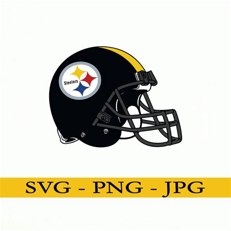 Pittsburgh Steelers Helmet Svg NFL Football Logo PNG | Etsy