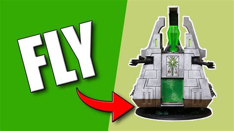 Necron Monolith Conversion - Make it Fly! - YouTube