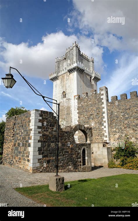 BEJA, PORTUGAL: The castle and the Tower Stock Photo - Alamy