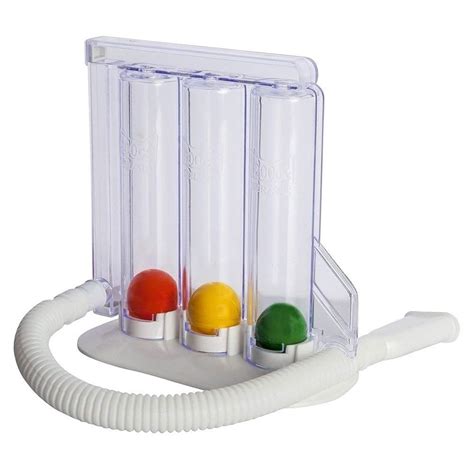 Lung Exerciser 3 Ball Spirometer, Incentive Spirometer, Breathing ...