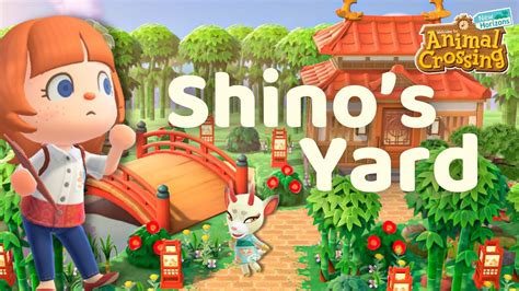 Designing a Natural Yard for Shino 🌿 // animal crossing new horizons | happy home paradise - YouTube