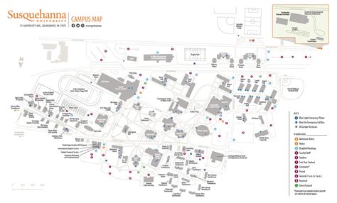 Susquehanna University Campus Map - Dakota Map