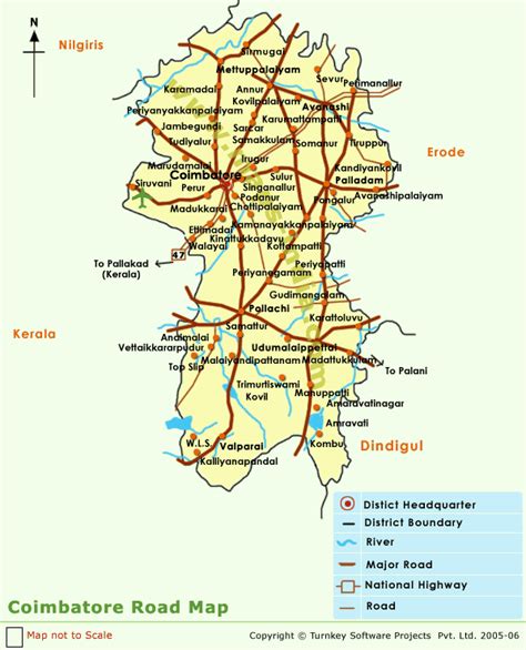 Coimbatore Road Map,Road Map of Coimbatore,Coimbatore Road Atlas,Coimbatore Road Map,Road Map of ...