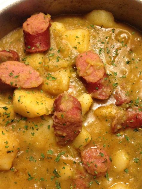 Cajun Smothered Potatoes with Smoked Sausages Recipe