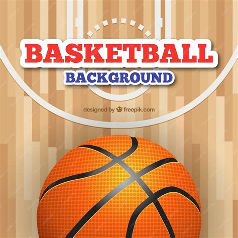 Free Vector | Basketball court background