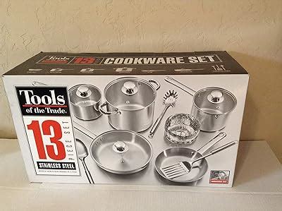 Tools of the Trade Stainless Steel 13-Pc. Cookware Set Review | Phoenix ...