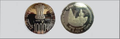 RBI issued coin for Rs. 1000