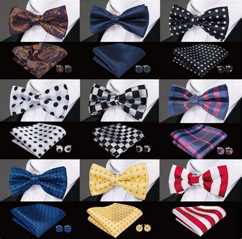 2019 Mens Bow Tie Men Silk Bow Ties Designer For Men Classic Silk Hanky ...