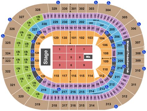 Magness Arena Seat Map