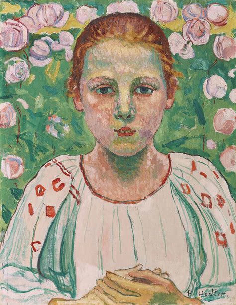 FERDINAND HODLER (1853-1918) | Bildnis Käthe von Bach (Im Garten), 1904 | 1900s, Paintings ...