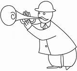 Trumpet Player coloring Page  Free Printable Coloring Pages sketch template