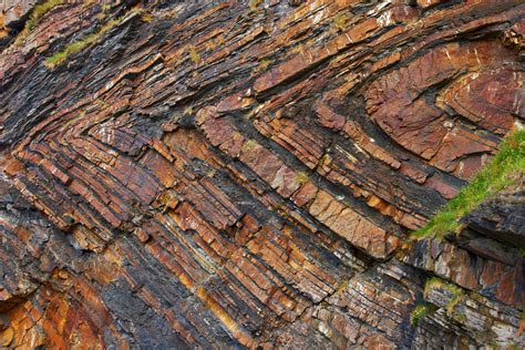 Millook Haven Cliffs With Rock Folds | Millook Haven | Cornwall ...