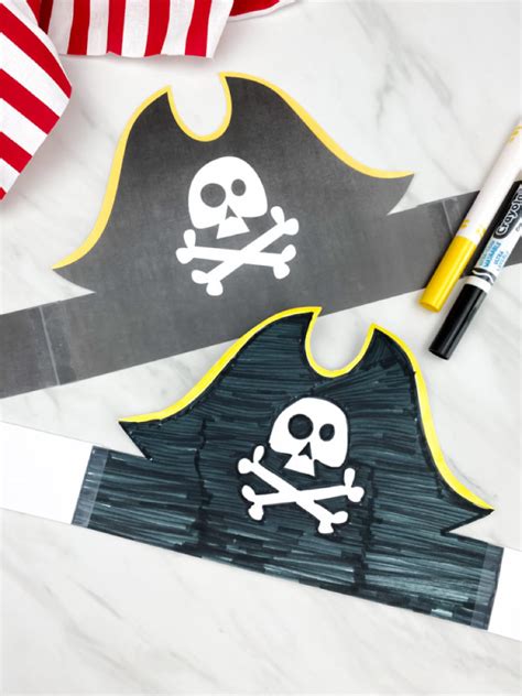 Free Printable Pirate Headband For Kids