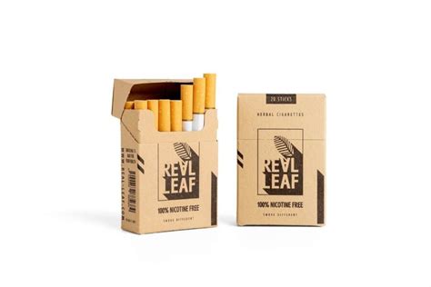 Herbal Cigarettes 100% Nicotine Free - 2 packs - RealLeaf