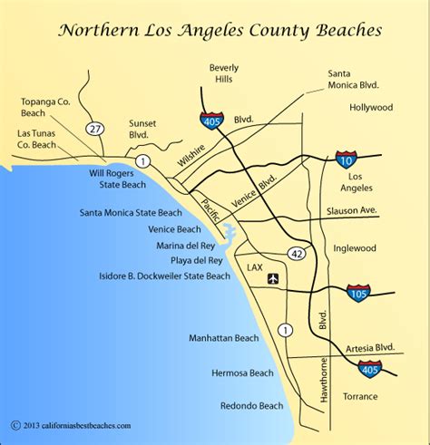 Santa Monica Map Of California - Rosa Wandie